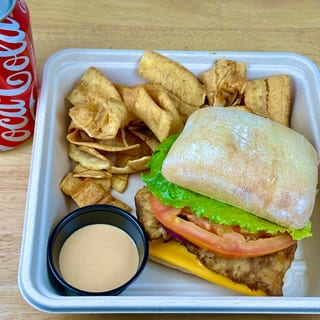 Chicken Suya Sandwich Combo